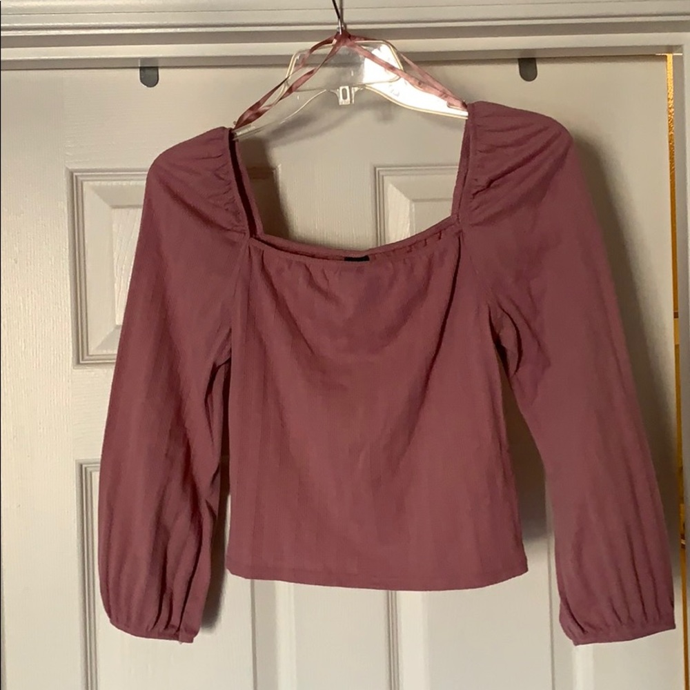NWT Long sleeve crop top